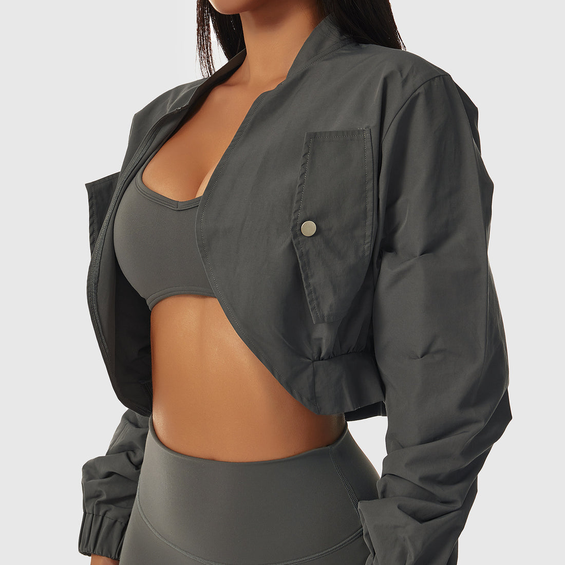 Sporty Elegance Quick Dry Long Sleeve Jacket