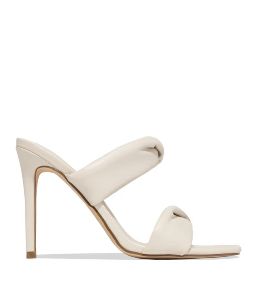 Casual Square Toe Slip On Stilettos Heels