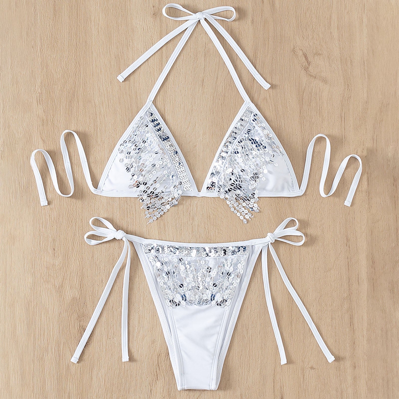 Sequin Charm Bikini Swimsuit