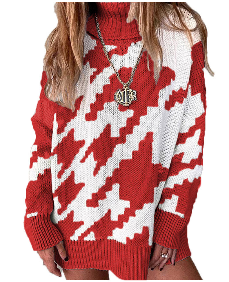 Cozy Lapel Mid-Length Sweater