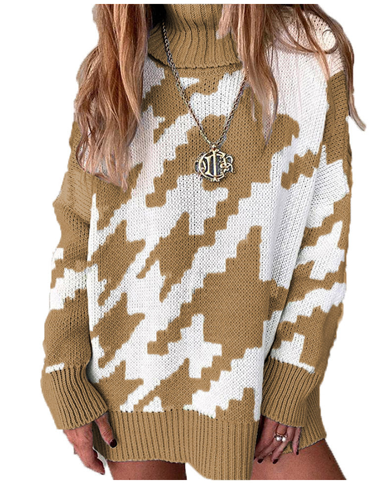 Cozy Lapel Mid-Length Sweater