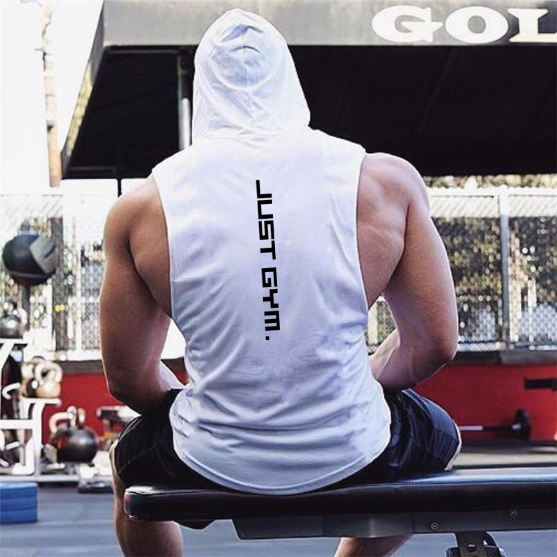 Hooded Fitness Vest for Men