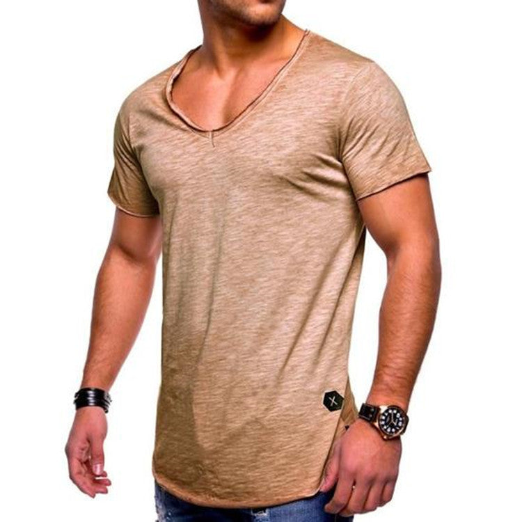V-neck Short-sleeved