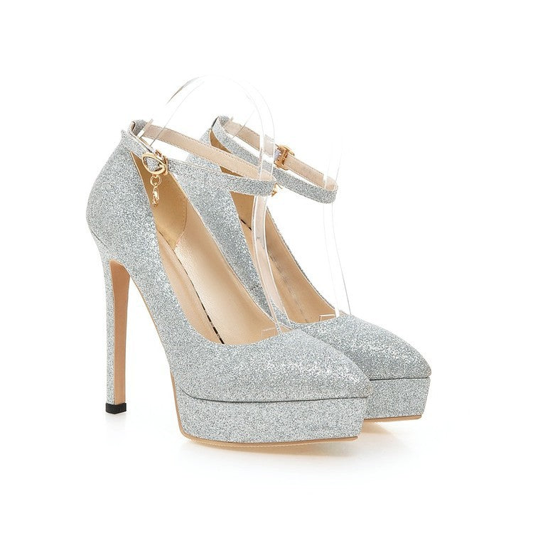 Fashion Classy Shiny Platform Stilettos
