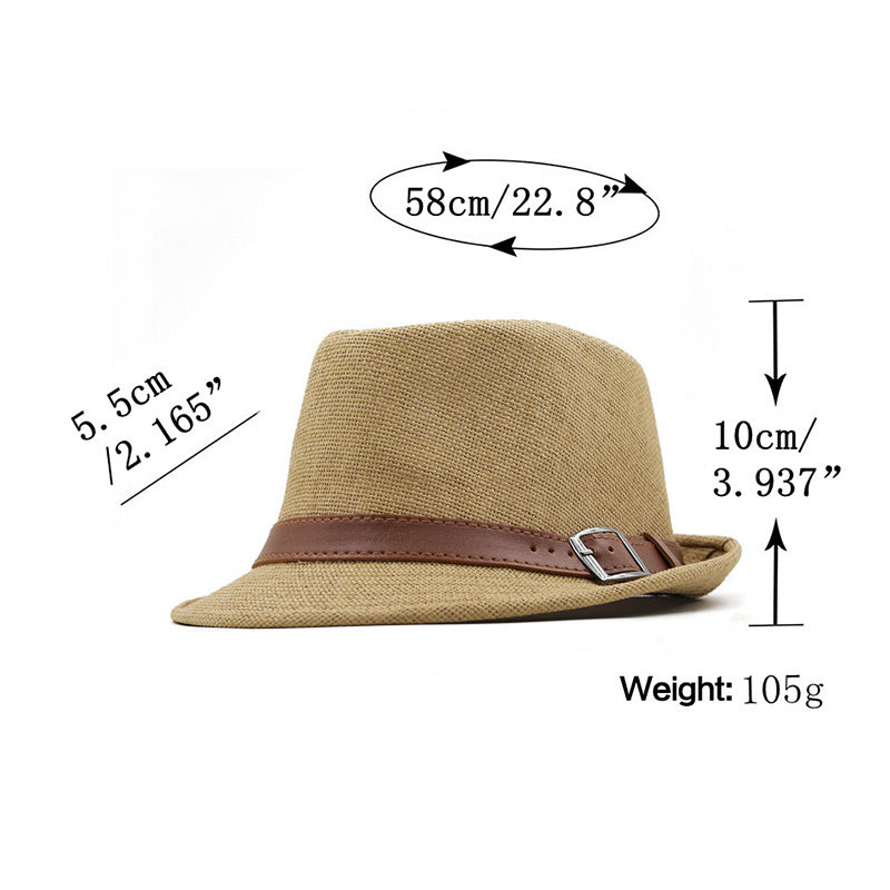 Retro Fashion Sun Protection Straw Unisex Hat