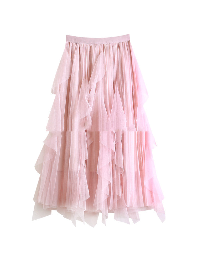 Irregular Fairy Skirt for Effortless Seasonal Chic