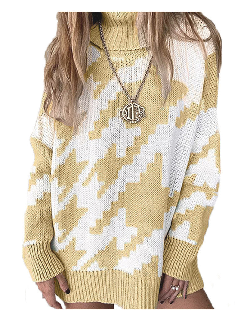 Cozy Lapel Mid-Length Sweater