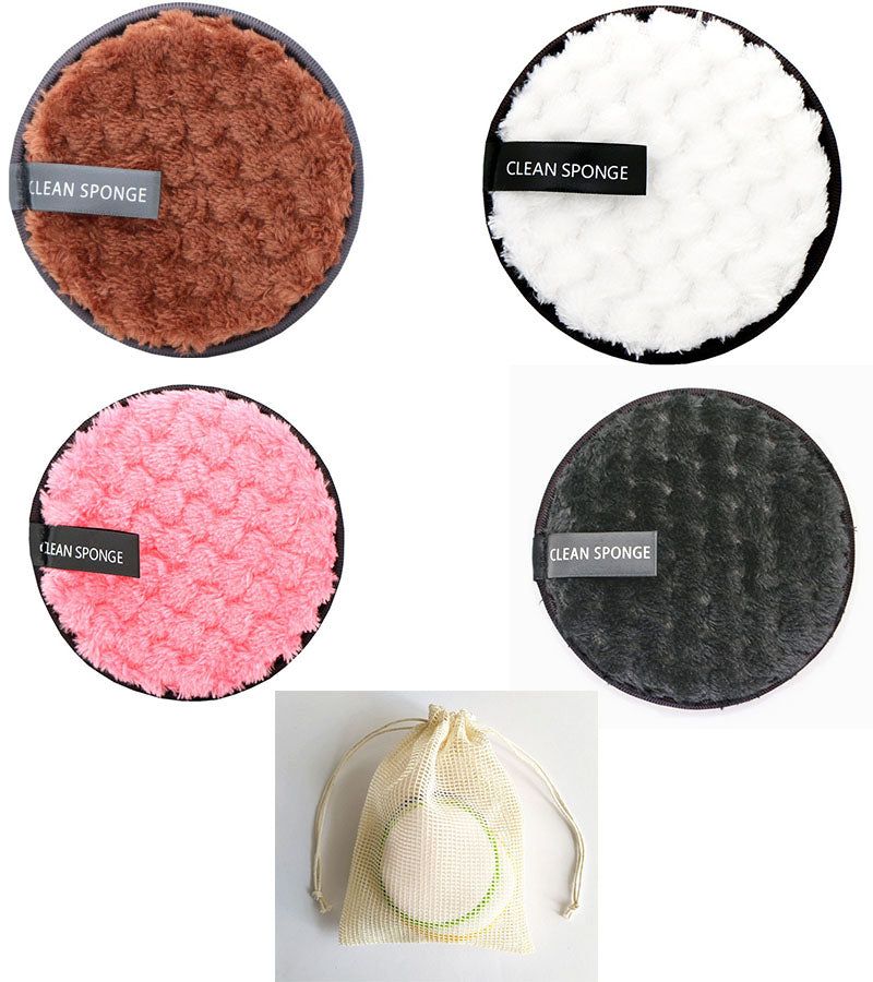 Gentle Makeup Removal Microfiber Reusable Cleansing Pad