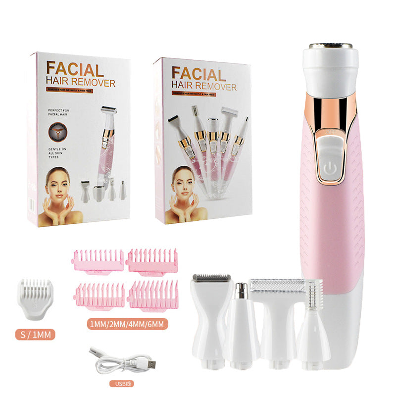 Multi-functional 5-in-1 Electric Hair Removal Trimmer