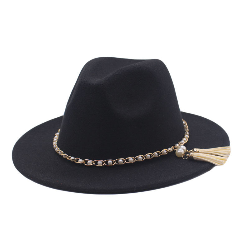 Classic Fedora Top Wool Hat