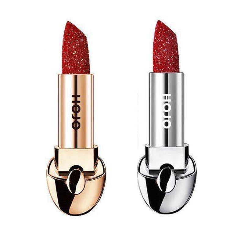 Starry Sky Magnetic Buckle Red Lipstick Color