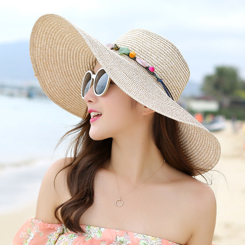 Wide Brim Summer Straw Fashion Hat