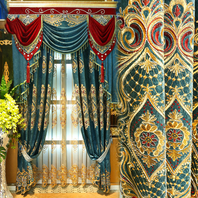 Blackout Gold Silk Embroidery