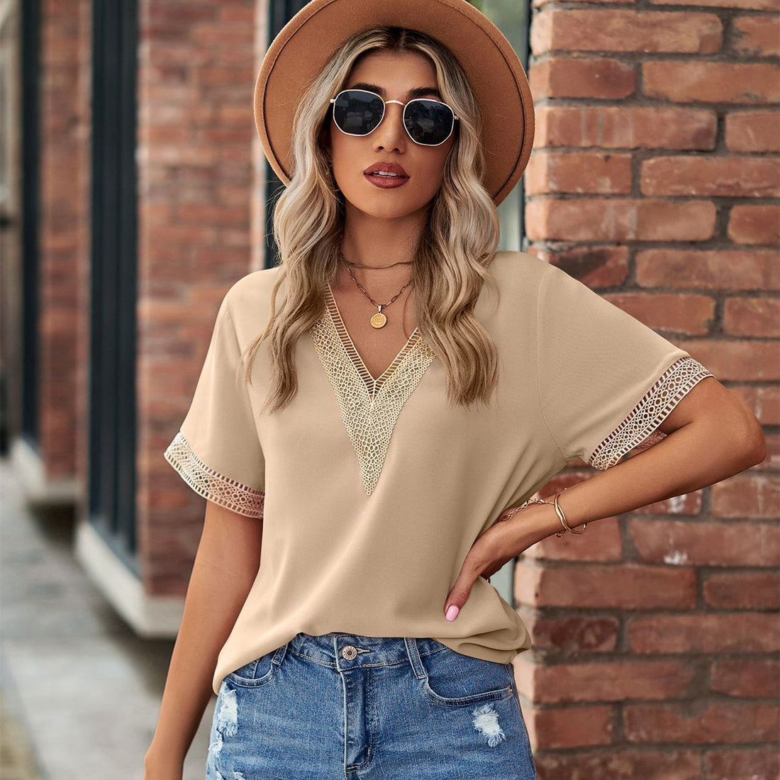 Chic Casual V-Neck Top