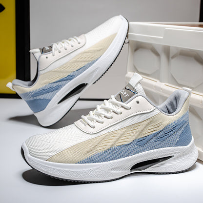 Color-Blocked Mesh Sneakers